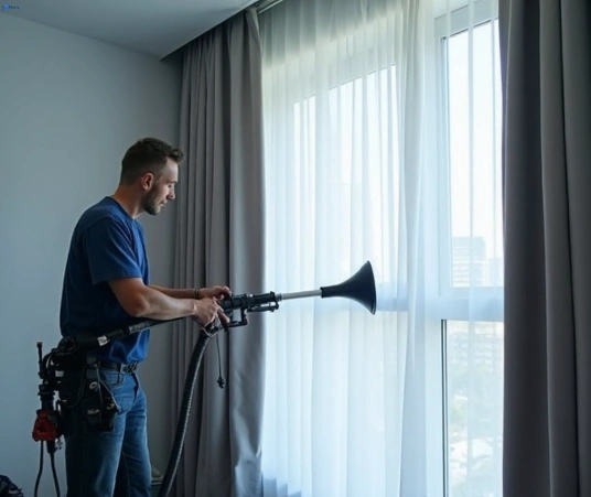 Professional commercial curtain cleaning process equipment Matty Curtain Cleaning thornbury-vic