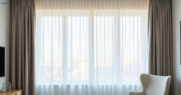 Freshly steam cleaned curtains in thornbury-vic QLD